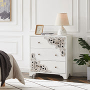 31.25'' Solid Wood 3 Drawer Accent Chest - White